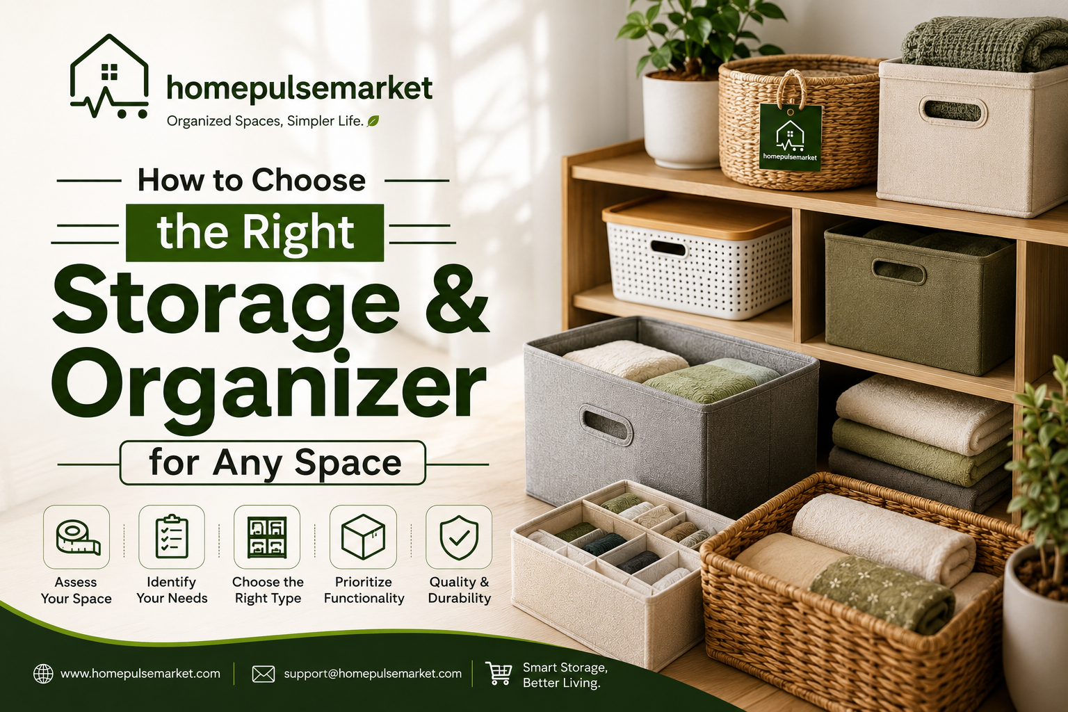 How to Choose the Right Storage & Organizer for Any Space