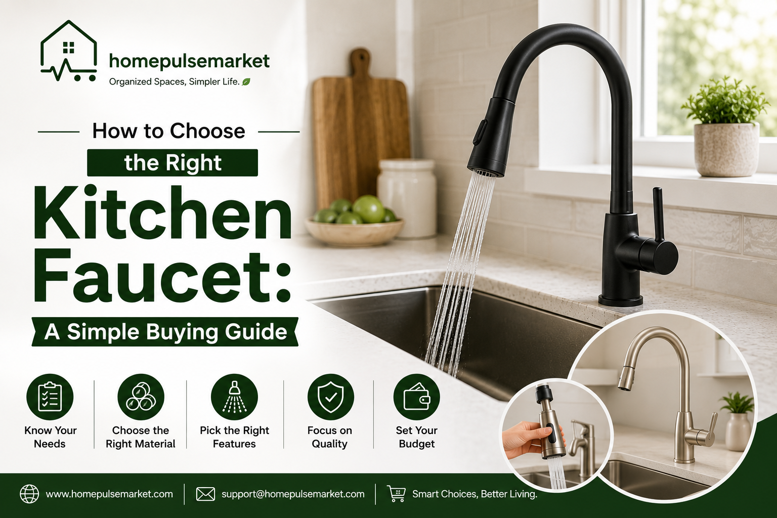 How to Choose the Right Kitchen Faucet: A Simple Buying Guide