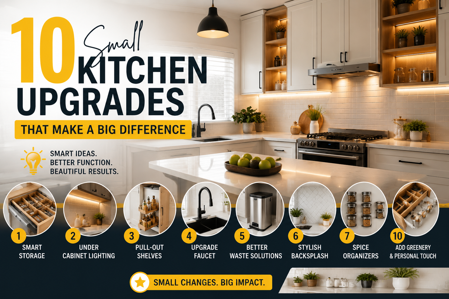10 Small Kitchen Upgrades That Make a Big Difference