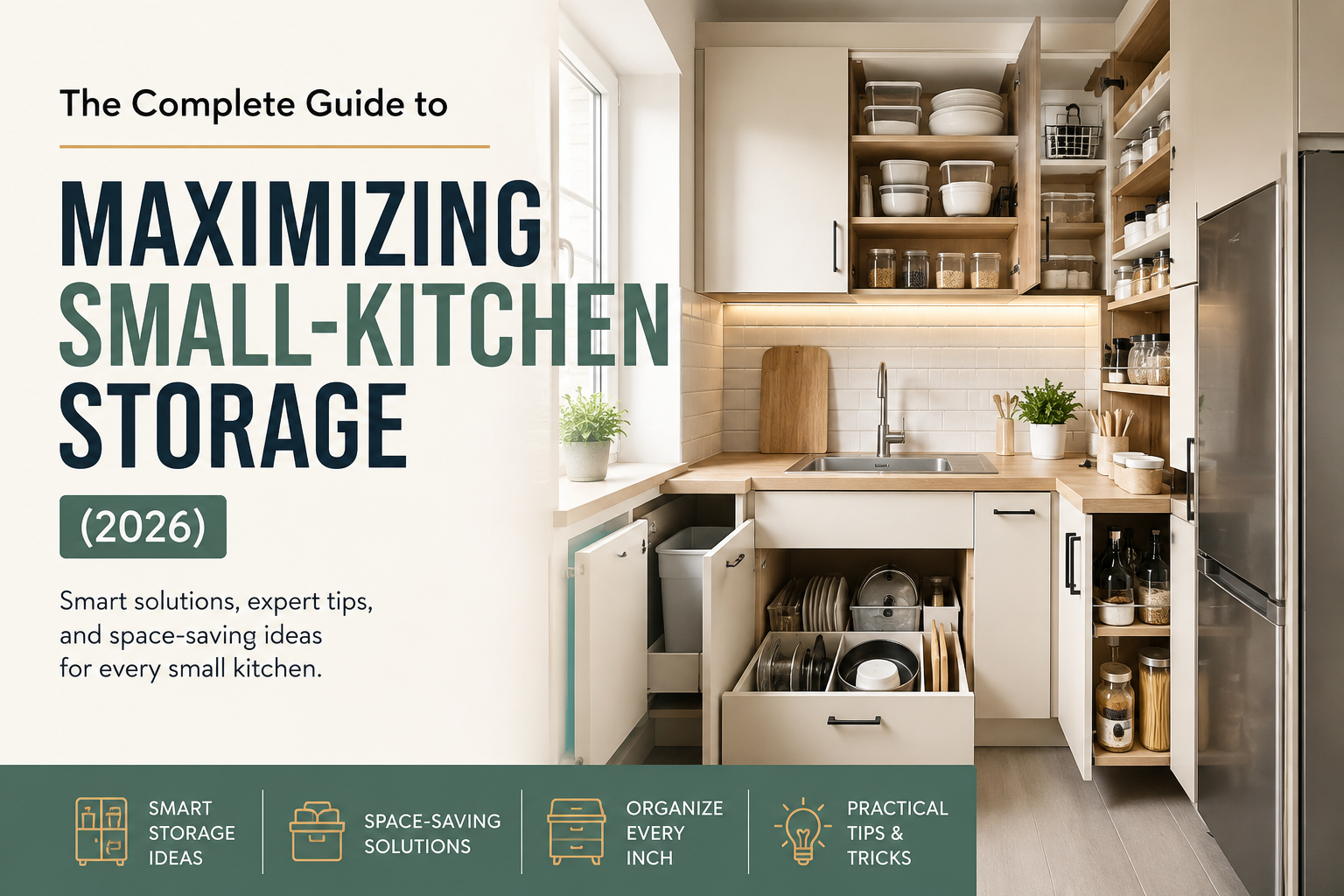 The Complete Guide to Maximizing Small-Kitchen Storage (2026)