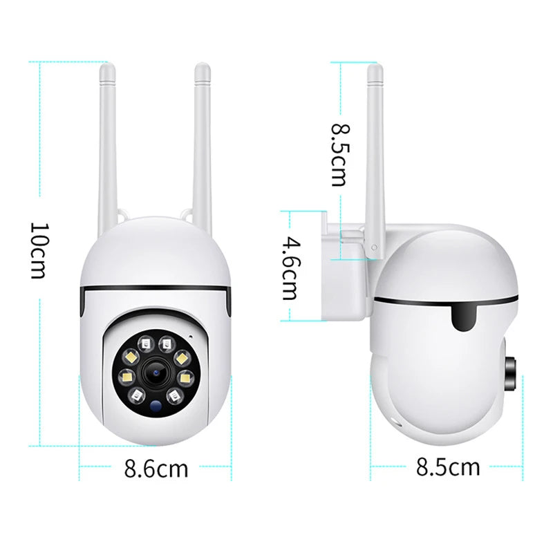 8MP Wifi IP Wireless Security Surveillance PTZ Camera 4X Zoom Cameras Tracking Two-way - Security Camera - view 4
