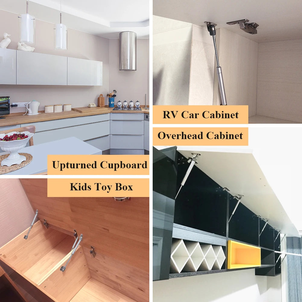 KAK 4 Pack 6kg 10kg 15kg Gas Spring Cabinet Hinge Copper Core Door Lift - Cabinet Organizer - view 6