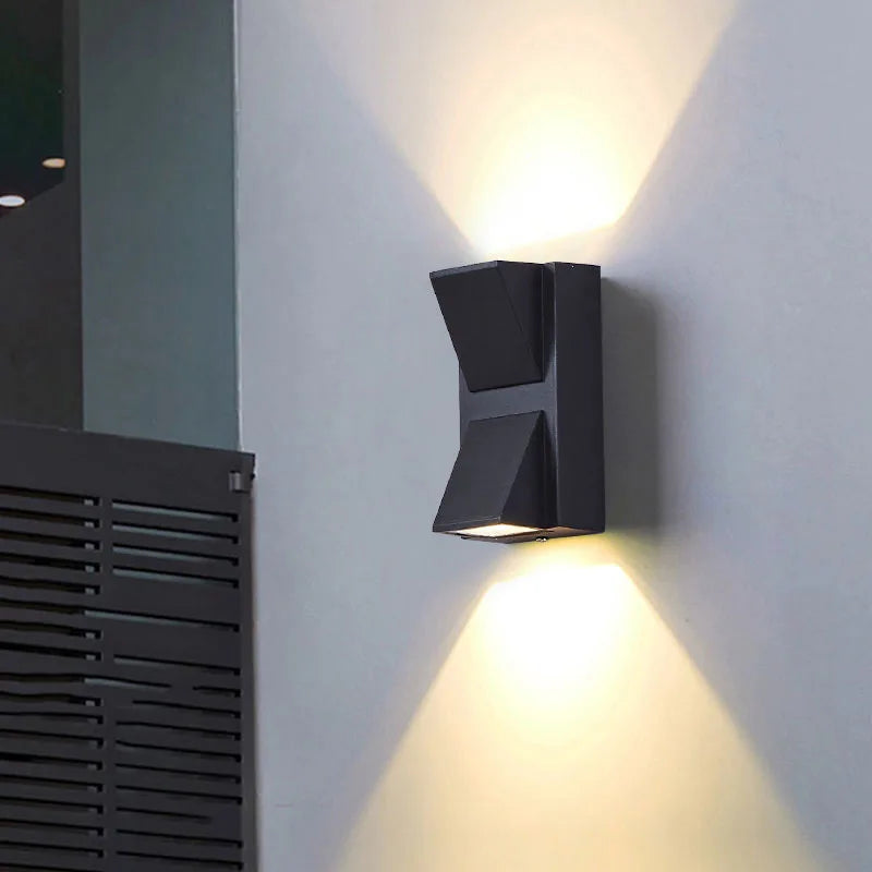 Dual Head LED Wall Light 5W 10W Balcony Lamp Waterproof Outdoor Lighting Aluminium Porch - Wall Light