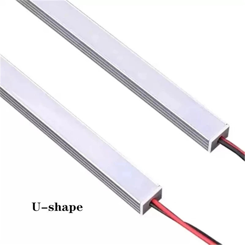 LED aluminum rigid light bar DC12V 50CM 20 inch U/V-shape 5730 36LEDs LED aluminum - Home Improvement - view 3