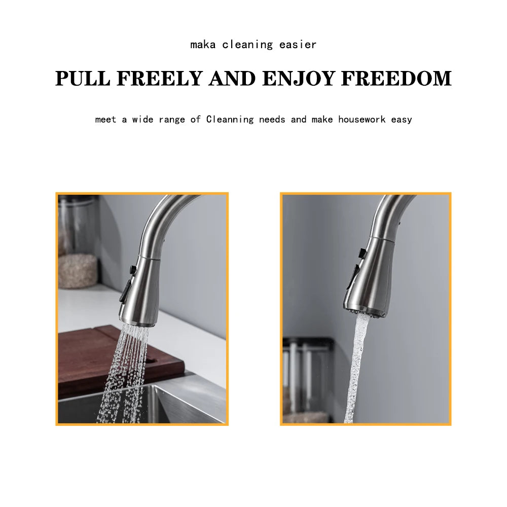 Smart Touchless Kitchen Faucets Crane For Sensor Kitchen Water Tap Sink Mixer Rotate - Kitchen Faucet - view 4