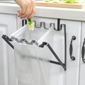 Kitchen Trash Rack Cabinet Door Garbage Bags Holder Multi-function Cabinet Rubbish - Cabinet Organizer