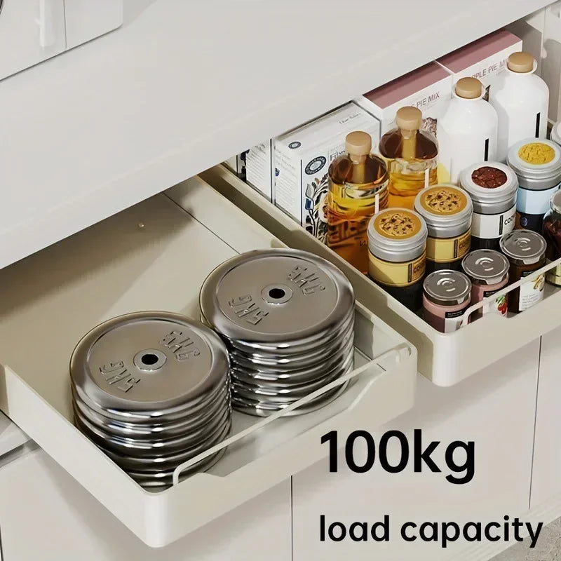 Multifunctional Acrylic Dividers For Kitchen Accessories Type Storage Rack Pull Out - Cabinet Organizer - view 3