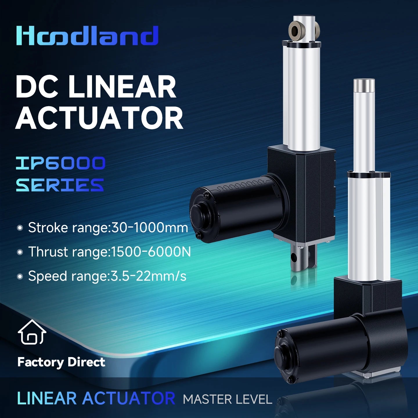 Telescopic Linear Actuator Industrial Grade High Thrust 6000N12V/24V DC Electric - Home Improvement - view 2