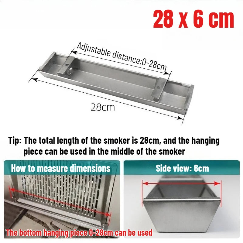Adjustable Range Hood Oil Collecting Box Universal Stainless Steel Kitchen Range Hood - Home Improvement - view 7