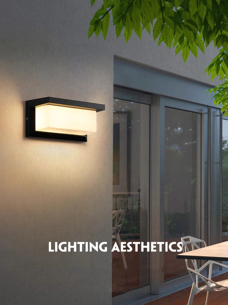 Led Outdoor Wall Light Waterproof IP65 Motion Sensor Outdoor Lighting Porch Lights - Wall Light - view 2