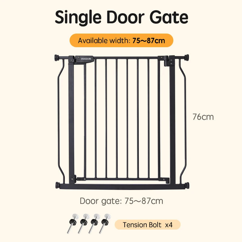 PANGDUBE Pressure Mounted Baby Gate No Drilling Safety Barrier for Stairs Door Child Dog - Safety Gate - view 7