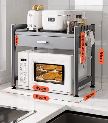 Kitchen Storage Rack Microwave Storage Rack Multi-functional Oven Rice Cooker - Storage Shelf - view 7