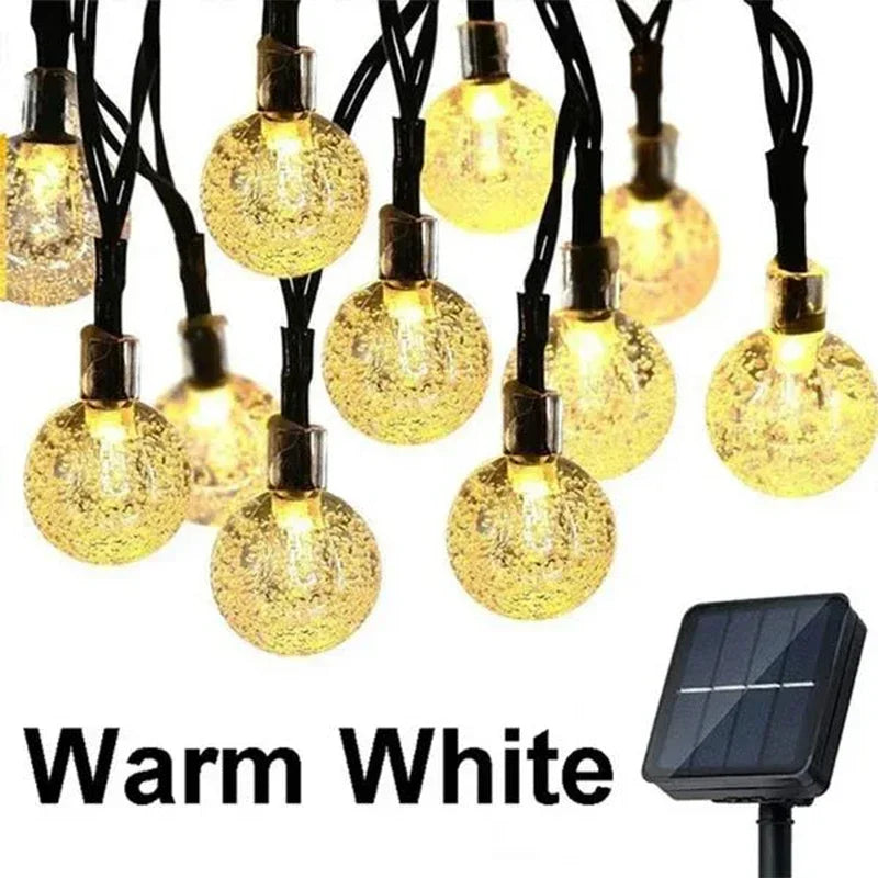 200LED Solar String Lights Outdoor Crystal Fairy Light Chritmas Garland 8 Modes - Solar Light - view 8