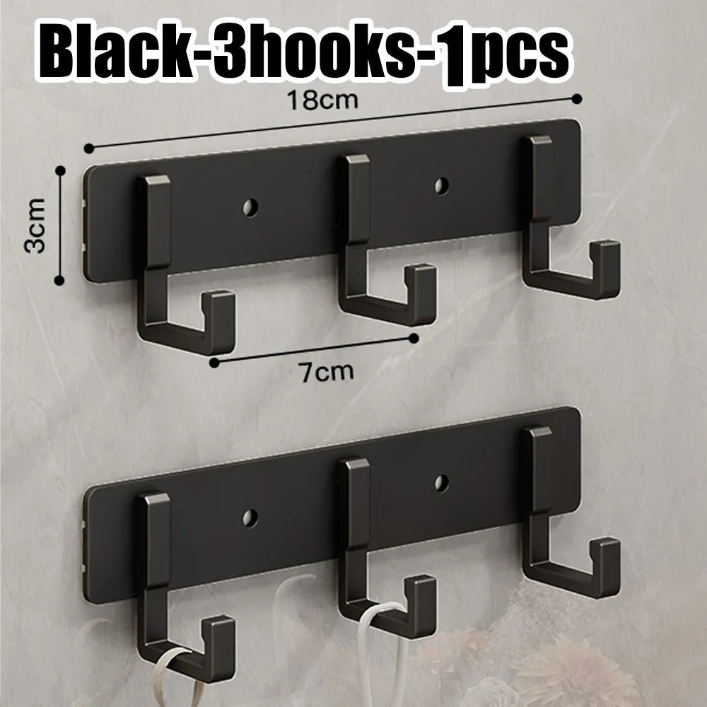 Kitchen space aluminum punch-free hooks are easy to install kitchen utensils storage - Organizer - view 8