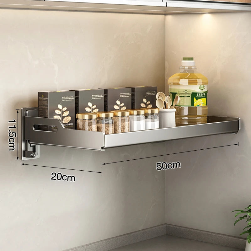 Wall Mounted Kitchen Utensils Organizer Home Spice Rack Box Jar Dish Drying Rack Wall - Dish Drying Rack - view 8