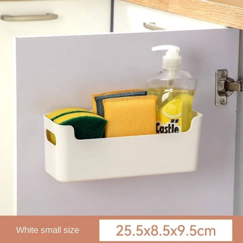 Non Perforated Cling Film Rack Inside Cabinet Wall Shelf Shelves Spice Rack Dish Drying - Dish Drying Rack - view 5