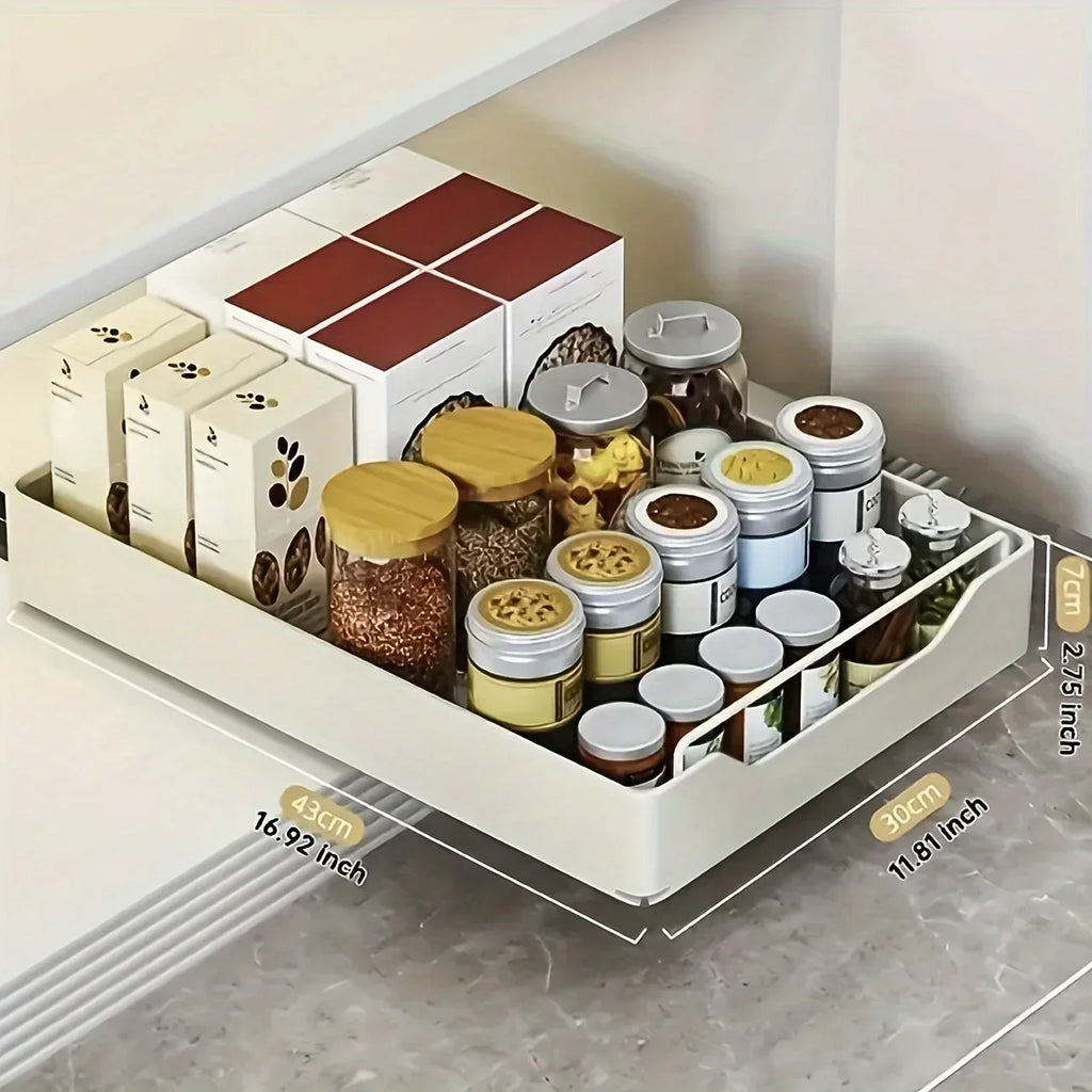Multifunctional Acrylic Dividers For Kitchen Accessories Type Storage Rack Pull Out - Cabinet Organizer - view 7