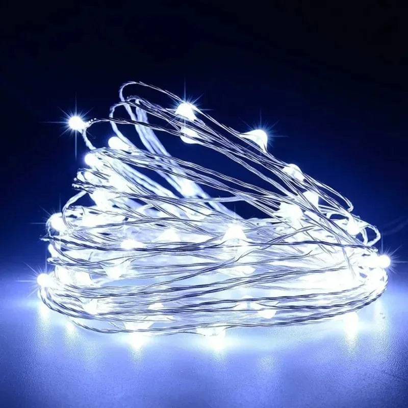 1pcs LED String Lights Atmosphere Small Colored Light USB Battery Powered Fairy Lights For - Home Improvement - view 8