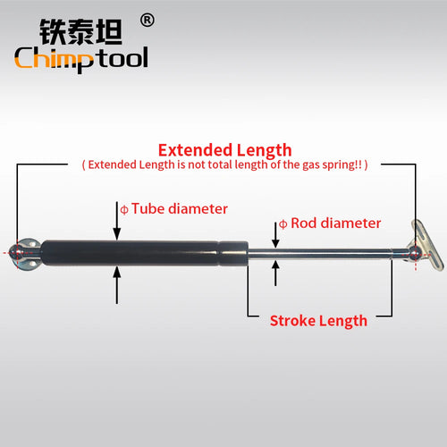 1 Pc Cabinet Joint Gas Spring Universal Shock Absorber Hydraulic Lift Support Strut Bar - Cabinet Organizer - view 2