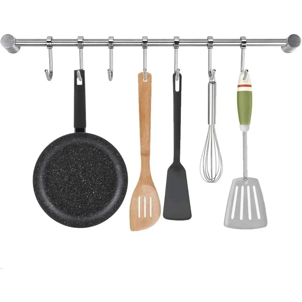 Punch-Free Hook Racks Kitchen Storage Rack Knife Wall Hanging Storage Pendant - Storage Shelf - view 7
