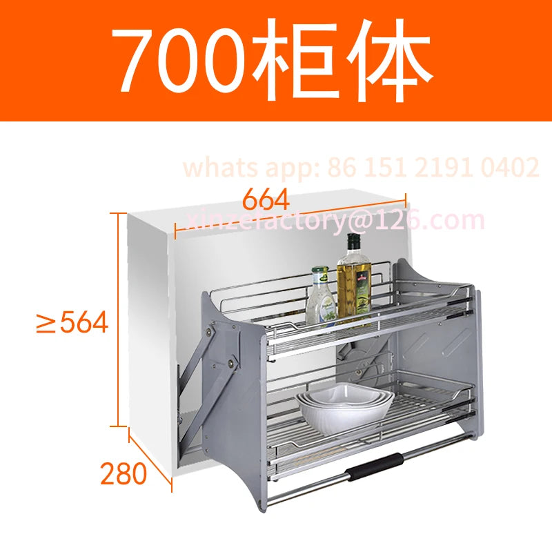 Customizable kitchen cabinets, hanging cabinets, lift basket, basket machine - Cabinet Organizer - view 5