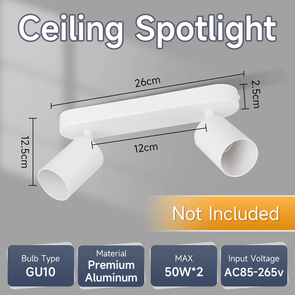 GU10 Led Spotlight Replaceable Bulb Track Light 110V 220V Led Ceiling Lighting Indoor for - LED Flood Light - view 7