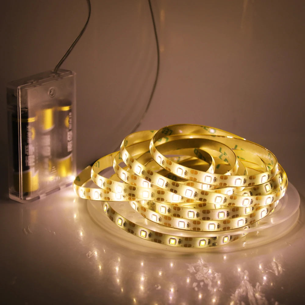 3AA Battery Power Led Strip Light 5V SMD2835 1M 2M 3M 4M 5M Flexible - LED Strip Light - view 7