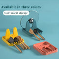 Foldable Pot Holder Plastic Spoon Holder Vertical Kitchen Storage Rack Suitable For - Storage Shelf