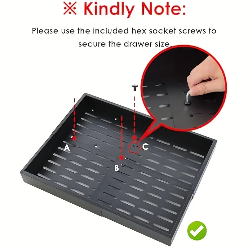 Pull Out Tray Organizer Kitchen Storage Rack Cabinet Expandable Under Sink Spice Boxes - Cabinet Organizer - view 8