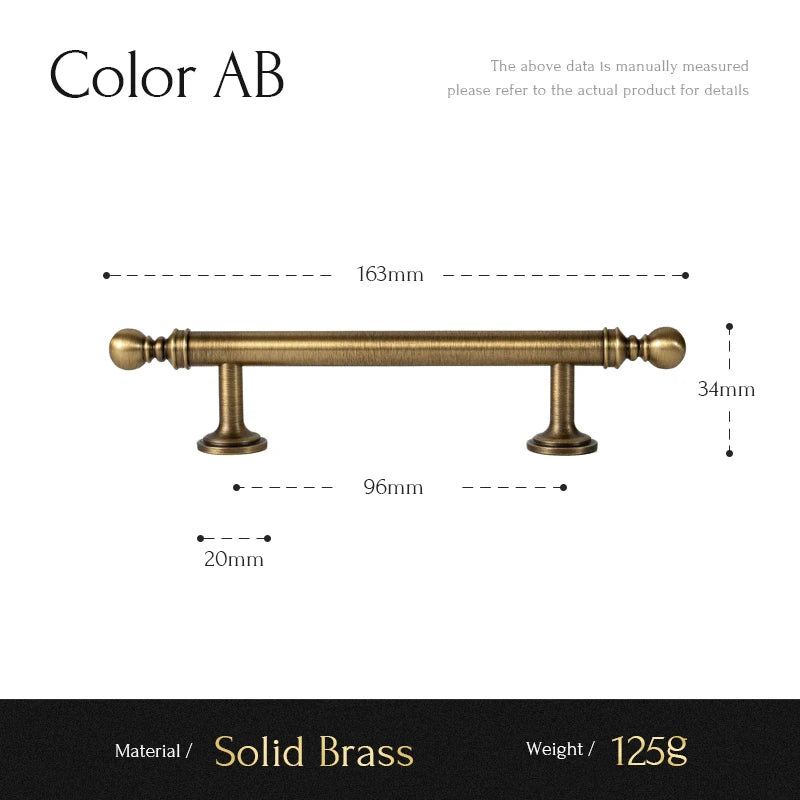 Santaya Brushed Antique Brass Handles for Kitchen Cabinets Wardrobes Drawers and - Cabinet Organizer - view 8