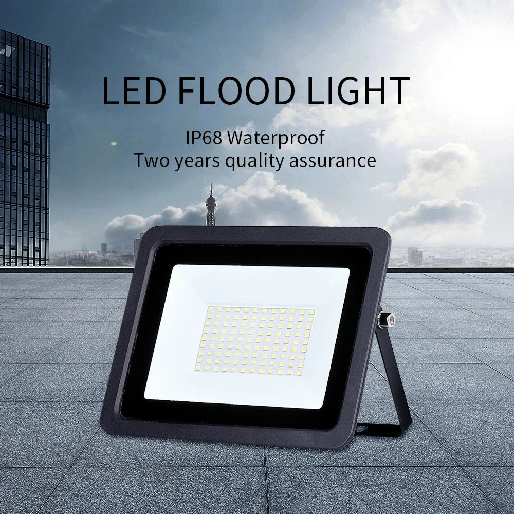 LED Flood Light 10W 20W 30W 50W 100W 220V IP68 Waterproof Outdoor Spotlight Garden - LED Flood Light - view 7