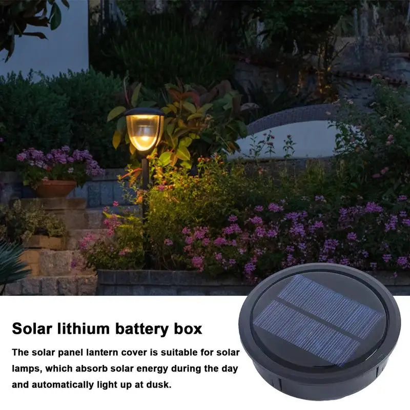 7/10cm Solar Light Replacement Top Waterproof Solar Panel Lid Automatically On/Off - Solar Light - view 2