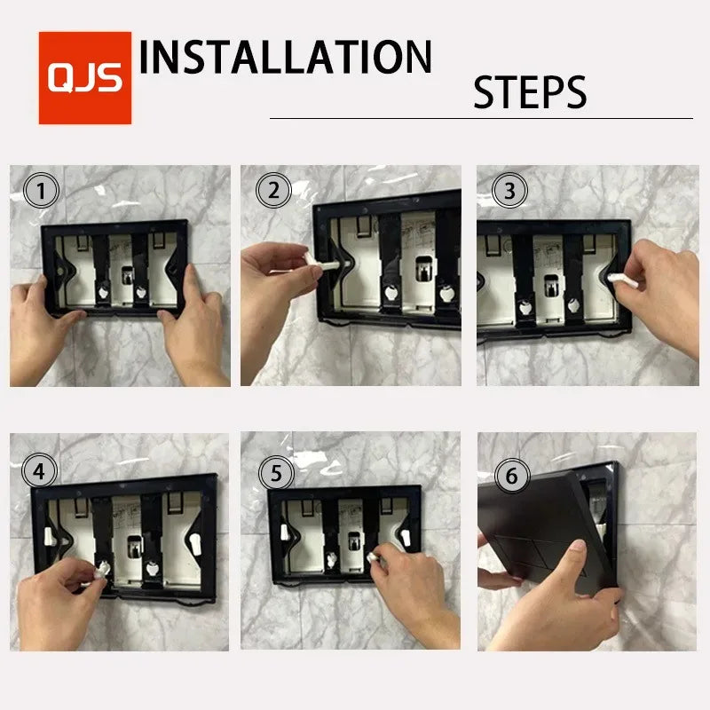 Dual Flushing Plate with Lever Set and Mounting Frame, for Geberi-t Sigma Actuator Plates - Home Improvement - view 6