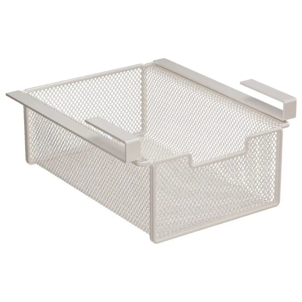 Large Capacity Underwear Storage Basket Pure Color Under Shelf Hanging Organizer - Cabinet Organizer - view 4