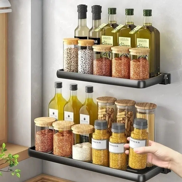 Foldable kitchen Storage Rack Fridge Organizer Storage Tray Clear Food Storage - Cabinet Organizer - view 2