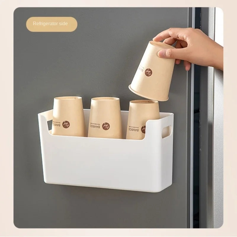 Non Perforated Cling Film Rack Inside Cabinet Wall Shelf Shelves Spice Rack Dish Drying - Dish Drying Rack - view 3