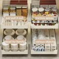 Multifunctional Acrylic Dividers For Kitchen Accessories Type Storage Rack Pull Out - Cabinet Organizer