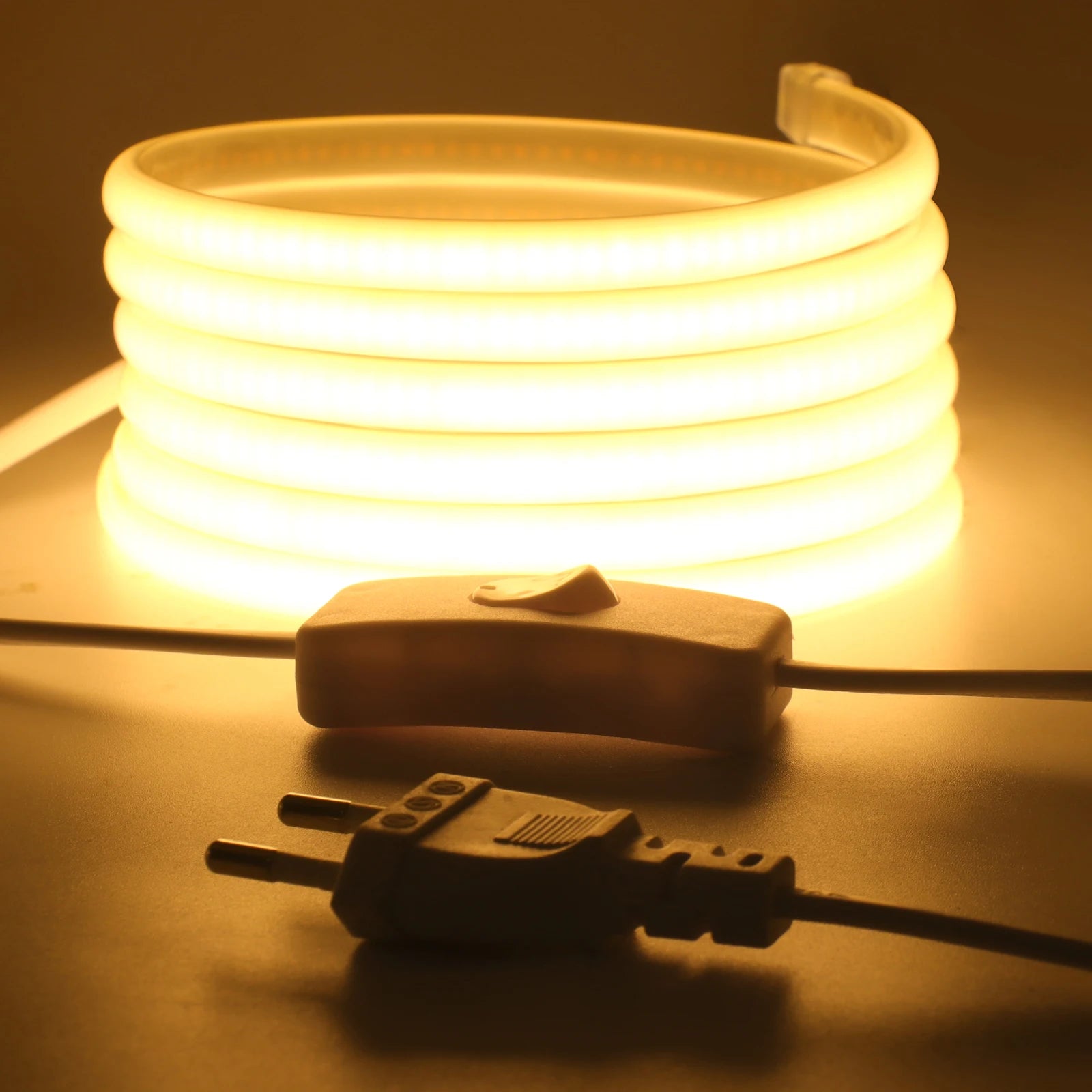 220V COB LED Strip Light 20M 40M 288LEDs/m Flexible Outdoor IP67 Waterproof CRI RA90 - LED Strip Light - view 7