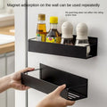 Kitchen refrigerator magnetic storage rack, side storage, external magnet, magnetic - Storage Shelf