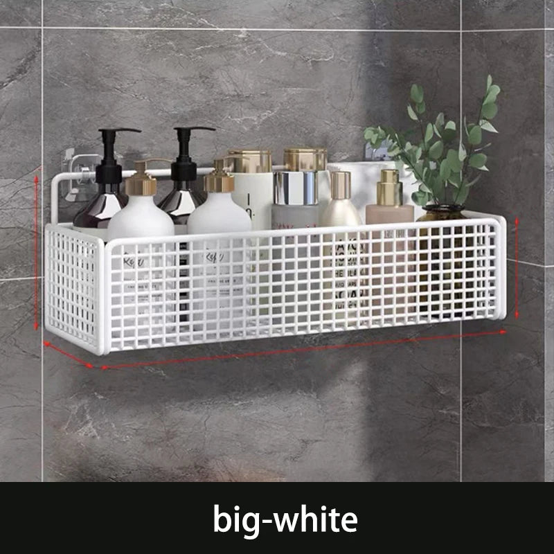 Kitchen Wall Mount Storage Rack Non Perforated Wall Mounted Storage Rack Wall Shelf Spice - Storage Shelf - view 7