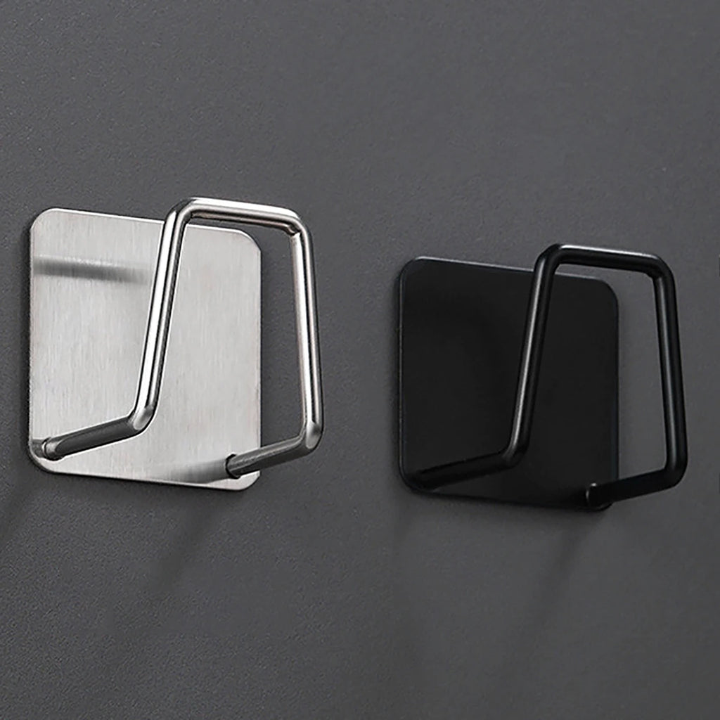 Space Saving Kitchen Stainless Steel Storage Hooks Nail-Free Installation for Hanging - Organizer - view 2