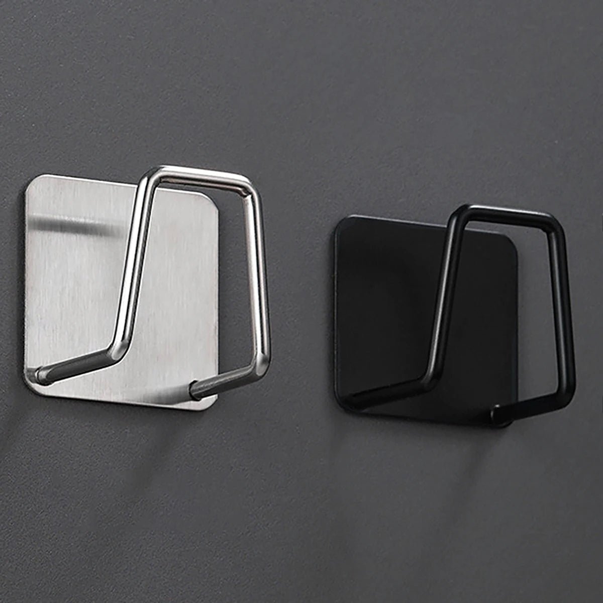 Space Saving Kitchen Stainless Steel Storage Hooks Nail-Free Installation for Hanging - Organizer - view 2