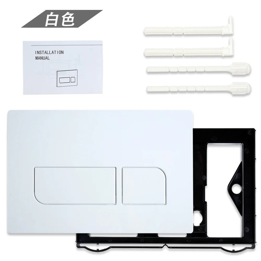 Dual Flushing Plate with Lever Set and Mounting Frame, for Geberi-t Sigma Actuator Plates - Home Improvement - view 8