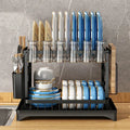 Accessories For Kitchen Countertop Bowls Organizer Dish Storage Rack Fork Drying - Dish Drying Rack
