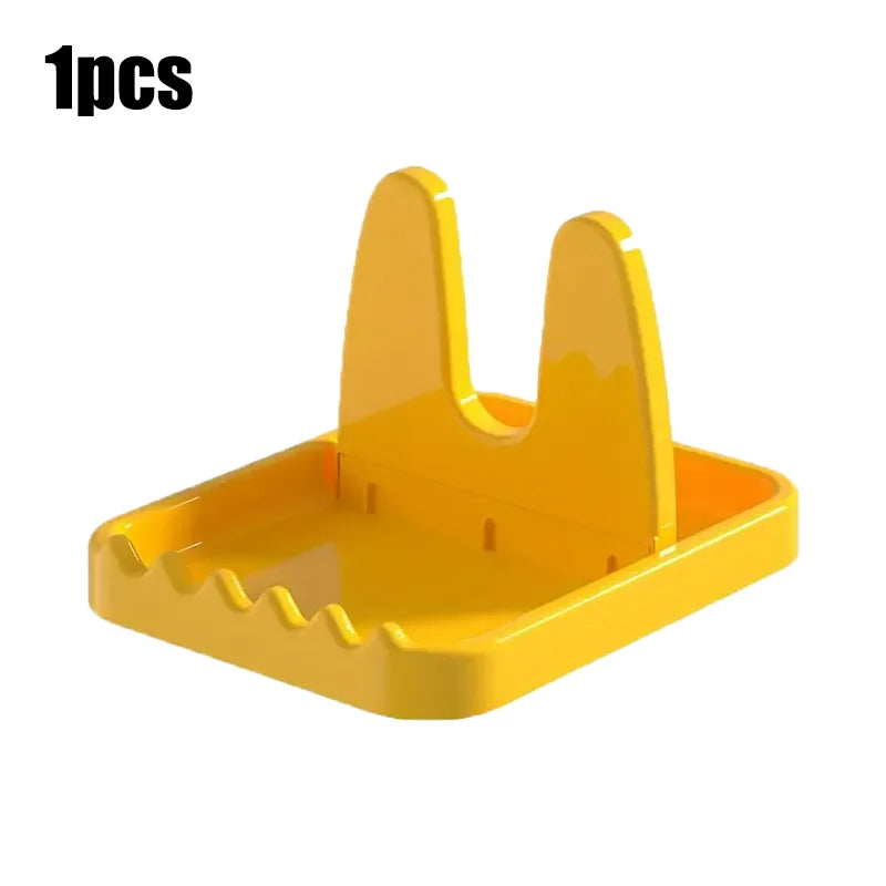 Foldable Pot Holder Plastic Spoon Holder Vertical Kitchen Storage Rack Suitable For - Storage Shelf - view 7