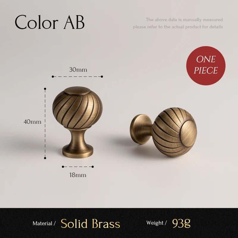 Santaya Brushed Antique Brass Handles Luxury Kitchen Cabinet Pull Wardrobe Dresser - Cabinet Organizer - view 7
