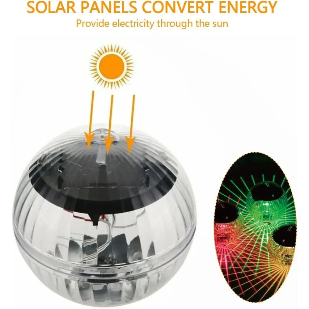 Solar Floating Light Swimming Pool Waterproof LED Solar Power Multi Color Changing - Solar Light - view 5