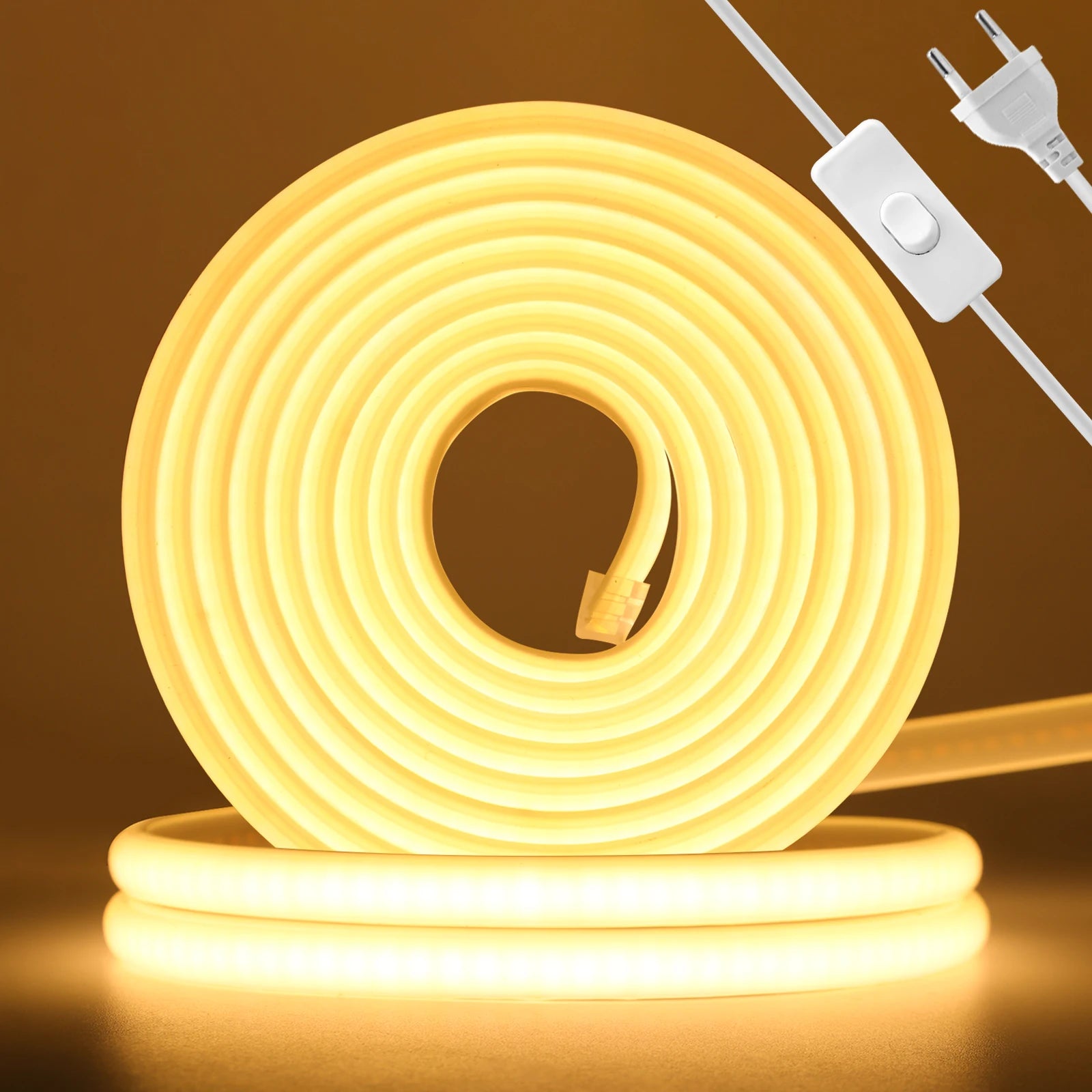 220V COB LED Strip Light 20M 40M 288LEDs/m Flexible Outdoor IP67 Waterproof CRI RA90 - LED Strip Light - view 6