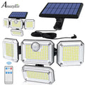 20w Solar Light 122/333led IP65 Waterproof Outdoor Indoor Solar Garden Lamp With - Solar Light
