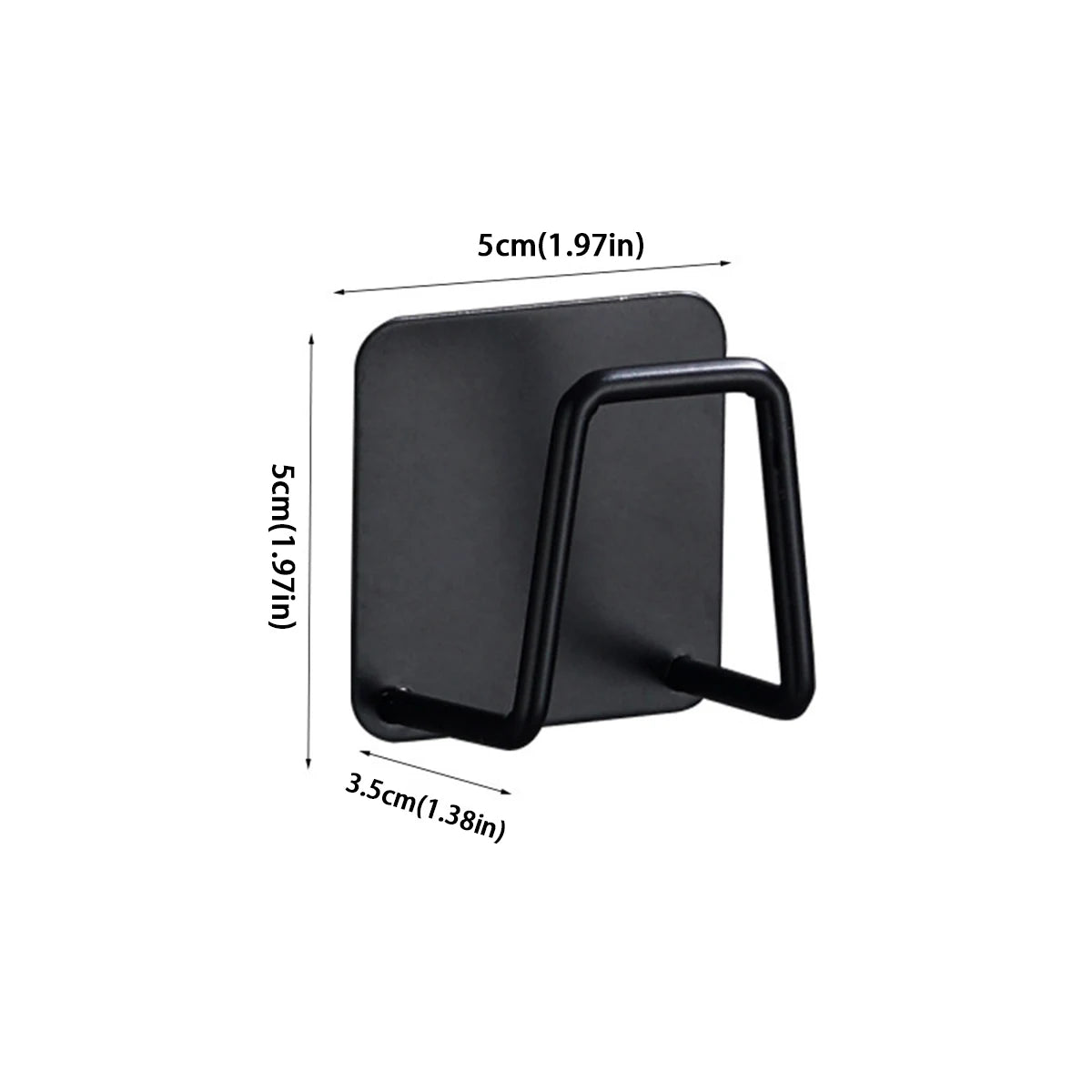 Space Saving Kitchen Stainless Steel Storage Hooks Nail-Free Installation for Hanging - Organizer - view 6